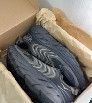 「Satisfy x HOKA ONE ONE Clifton LS 百搭舒適防滑 低幫跑步鞋 男女同款 黑色」