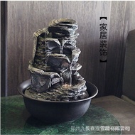 [kline]Feng Shui Ornaments Simple Living Room Ornaments Decorative Stone Molar Flowing Water Fountain Decorations Feng Shui Ball Office Feng Shui Wheel Housewarming Home Accessorie