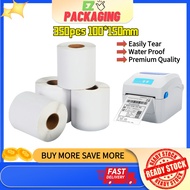 Premium A6 AWB Label Thermal Label Shipping Label Airway Bill Thermal Paper 100*150mm 350pcs AWB Sti