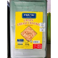 3.5Kg Hwa Tai Biscuit Crispy Cream / Biskut Tawal Besar *Tiada Tin Deposit*