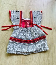 泰國🇹🇭少數民族當地衣服苗族傳統服飾古著民族風傳統服原住民原民風圖騰編織寶寶嬰幼兒洋裝童裝