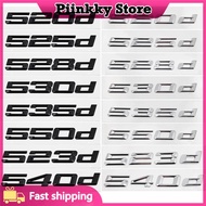 Old Number Trunk Letters 520d 525d 528d 530d 535d 540d 545d letter Emblem Sticker For 5 Series E39 E