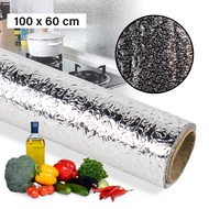 Waterproof Oil-Resistant Aluminum Foil Wallpaper Sticker 100x60cm - YK-292