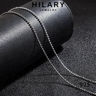 HILARY JEWELRY Necklace Leher 純銀項鏈 Original Perak Perempuan Chain Rantai Korean 925 Silver For Sterling Women Pendant Accessories Personalized Beads N66