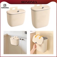[SONONIA] Compost Bin, Wall Mounted Compost Bin with Lid, Food Waste Bin, Office Compost Bin, under 