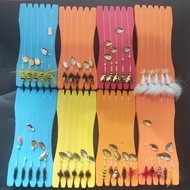 fly fishing set throwing fly hook fly fishing hook Micro Fishing Lure shrimp hook fishing tackle