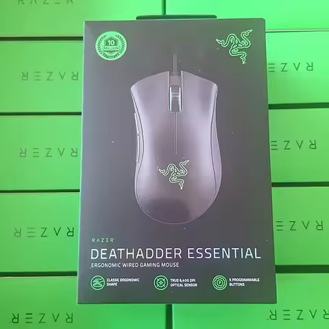 Razer DeathAdder Essential Wired Gaming Mouse / Wired Mice 6400DPI 5 Independently Buttons For Lapto