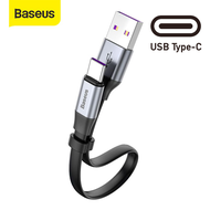 Dây sạc nhanh usb type c 23 cm baseus nimble - cáp sạc ngắn cho pin dự phòng dùng cho samsung oppo..
