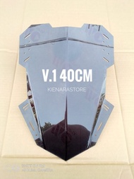 Tameng Angin Windshield Visor Custom Motor Custom 40cm V.1 Pelindung Angin Motor Tanpa Breket Beat V