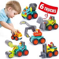 HOLA Toys for 1 Year Old Boy Gifts-6 Pieces Toy Truck Mini Car Toys Suitable for 2 Years Old Boys, T