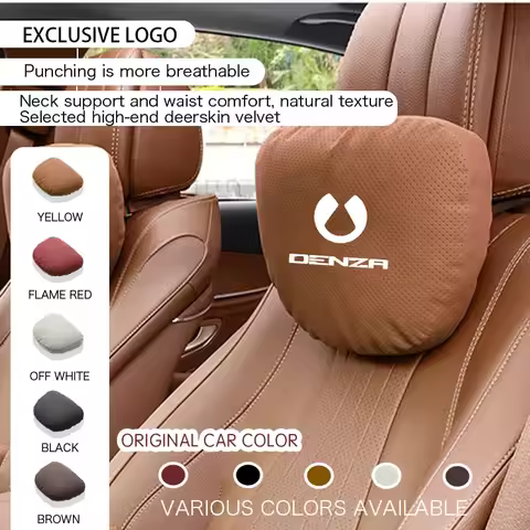 For BYD Denza D9 N9 N7 Z9 Z9gt front grill key case Logo Accessories parts Car Neck Headrest Pillow 