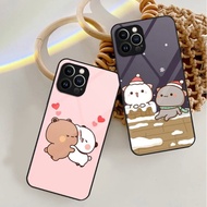 BL-1 Cute BuBu DuDu Phone Case Tempered Glass For IPhone  17， 12 13  XSPlus Mini X XR 8 7 6s SE2020 