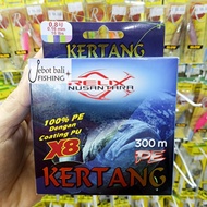 Senar PE KERTANG X8 Ukuran 0.8 1 1.2 1.5 2 3 4 Panjang 300 Meter - Tali Pancing Relix Nusantara - Ma