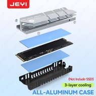 JEYI M.2ทำความเย็น SSD ฮีทซิงค์ความร้อน NVME M.2 2280คูลเลอร์อลูมิเนียมการนำความร้อนซิลิคอนแผ่นระบาย