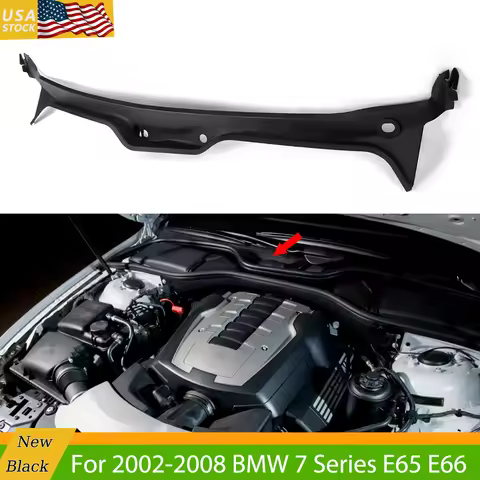 RHD & LHD Windshield Cowl Panel for BMW 7 Series E65 E66 735i 745d 740i 2002-2008 Windscreen Wiper C