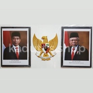 / Frame / Frame President & Vice President Photo Frame 25x35 cm, Garuda Statue 25x25