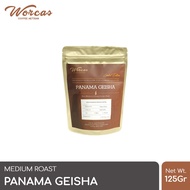 Worcas Arabica Coffee Panama Geisha Natural Process 125 Grams - Medium Roast