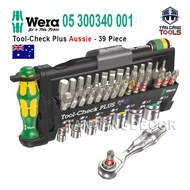 1/4 Screwdriver Set and 1/4 Inches Socket Head 39 Parts CheckPlus Wera 05 300340 001 (Aussie Version