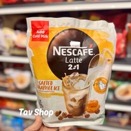 Nescafe Latte 2in1 Ice - Salted Caramel Latte contains 15 sachets (Import) Malaysia