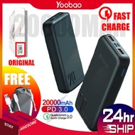 YOOBAO Powerbank Fast Charging Powerbank Mini Powerbank 20000mAh Powerbank Kecil 22.5W PD Powerbank Type C Output S8P