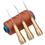 JDPOK Thick Line Sewing Thread Kit Multipurpose Professional Sewing Thread Set Handmade Metal Handle Sewing Kit Leather Sewing