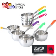 COLORFUL HANDLE POT 18CM 16CM/ POT/ STAINLESSmie BOILING COOKING POT/ - MILK POT