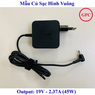 Sạc Laptop ASUS 19V - 2.37A / 3.42A chân Nhỏ 4.0x1.35mm - đường kính đầu sạc 4mm - công suất 45W 65W