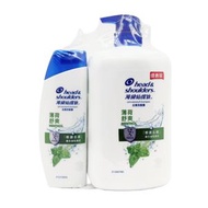 海倫仙度絲 洗髮乳套裝 薄荷舒爽 (1000+200ml) 根源去屑洗髮露（平行進口）