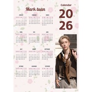 got7 Mark Calendar Year 2026 a4 Size For Glass Envelopes