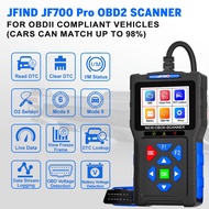 ตัวอ่านรหัสข้อผิดพลาด OBD2 เครื่องสแกน JFIND JF700 สำหรับรถยนต์และมอเตอร์ไซค์ เครื่องมือวินิจฉัย OBD