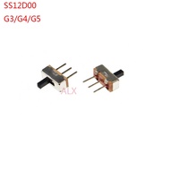 20PCS SS12d00 G3/G4/G5 TOGGLE switch 3PIN 1P2T Handle high 3MM/4MM/5MM PITCH 2.5MM Slide Switches SS