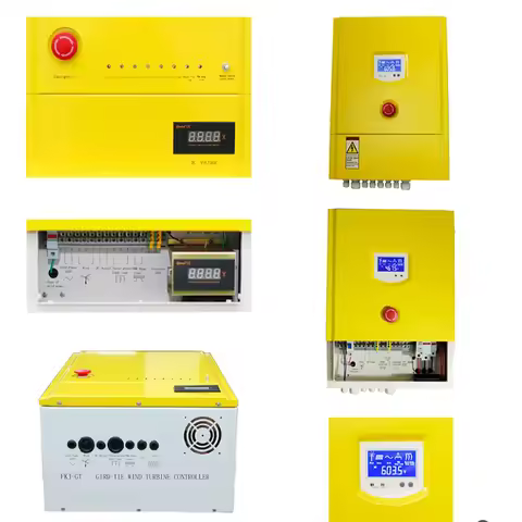 High Efficiency 220V 380V 3KW 5KW 10KW 20KW 30KW Waterproof Wind Turbines Generator Charge Controlle