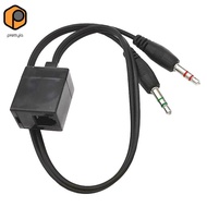 [prettyia] High Quality 4P4C Female to Dual 3.5mm Male Adapter Cable/Headphone Converter Cable Phone