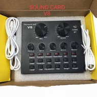 soundcard v8 original bluetooth external soundcard audio recording