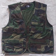 ROMPI THE NORTH FACE VEST CAMO TNF ORIGINAL TACTICAL FISHING OUTDOOR