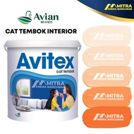 Cat Tembok Interior Avitex 5 Kg / Avian Orange Oren Cream Salem