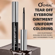 Ocheal Peel-off Eyebrow Gel Cream Waterproof Long-lasting Makeup Tint Cream Eyebrow Cosmetic F3u5