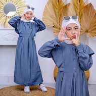 Gamus Ank Tanggung Bju Ghamis Kekinian Bj Famis Kids Casual Gamis Amak Terbaru2025 Imported Muslimah
