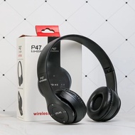 earphone bluetooth P 47 Headset Bluetooth Headset Foldable Card Plug-In Wireless Headset Game Blueto