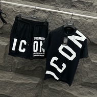 DSQ2 ICON Men's T-shirt set with large diagonal print - super nice DSQUARED2 ICON T-shirt