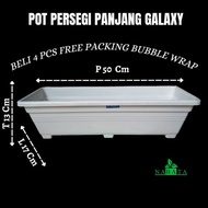 Pot persegi panjang S galaxy / pot panjang / pot bunga / potvtanaman /