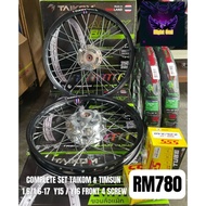 COMBO SET TAIKOM THAILAND 1.6/1.6-17(LIDI RCB) TAYAR TIMSUN TS692 70/90-17 & TUBE (2PCS) LC135 4S /5