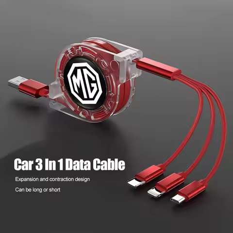 Car Fast Charger Multi Port Type-C USB Data Cable For MG HS MG4 EV Cyber X MARVEL R ZS ES5 ONE Cyber