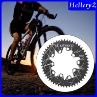 [Hellery2] Chainring Double 130BCD 52T -60 Road Round Aluminum Alloy Chain for 7/8/9/10