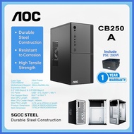 Office/Home PC Casing AOC CB250 Include PSU 200W 1 Year Guarantee - CB250-A