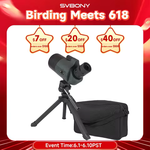 Svbony SV41Pro 28-84x80 Mak Spotting Scope FMC Waterproof Camping Equipment for Bird Watching and Da