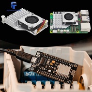 For Raspberry Pi 5 Active Cooler Official Fan Heatsink with Adjustable Speed Cooling Fan Cooling Hea