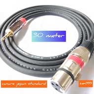 Xlr female to 3.5mm Jack cable_xlr to 3.5_cable BM 800.bm8000 30 meters