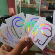 Among US HOLOGRAM STICKER