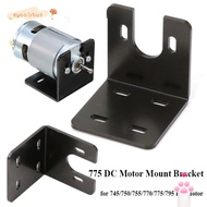 EUCALYTUSMY Motor Mount Bracket U Shaped 775 DC Black 775 Fixed Seat